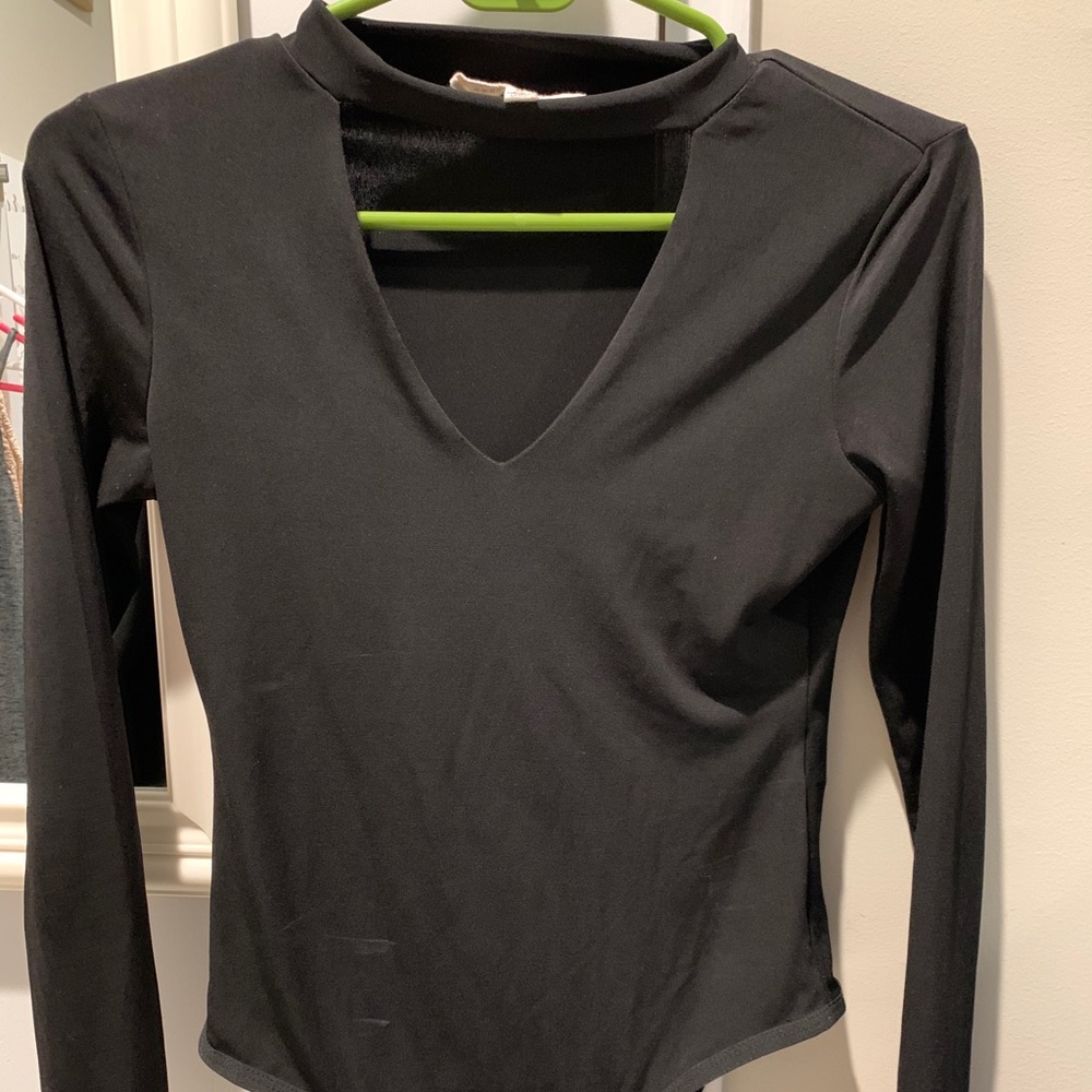 Ruby and Jenna black bodysuit